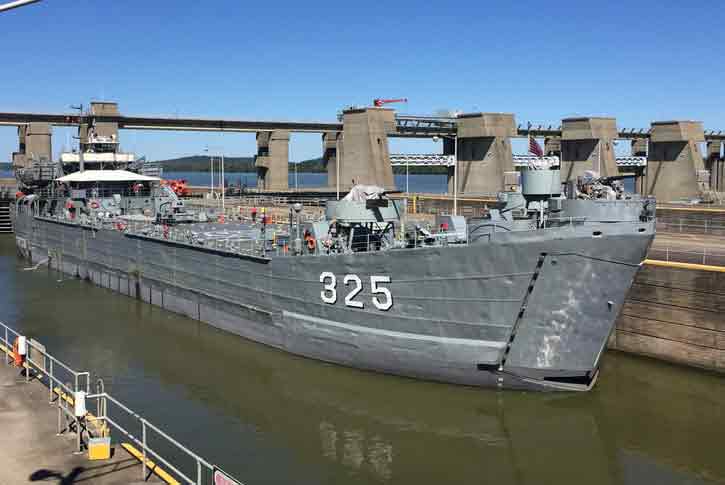 USS LST 325, Evansville, Indiana