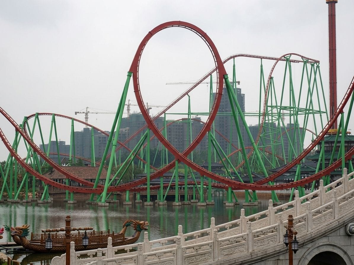 Coaster Through the Clouds