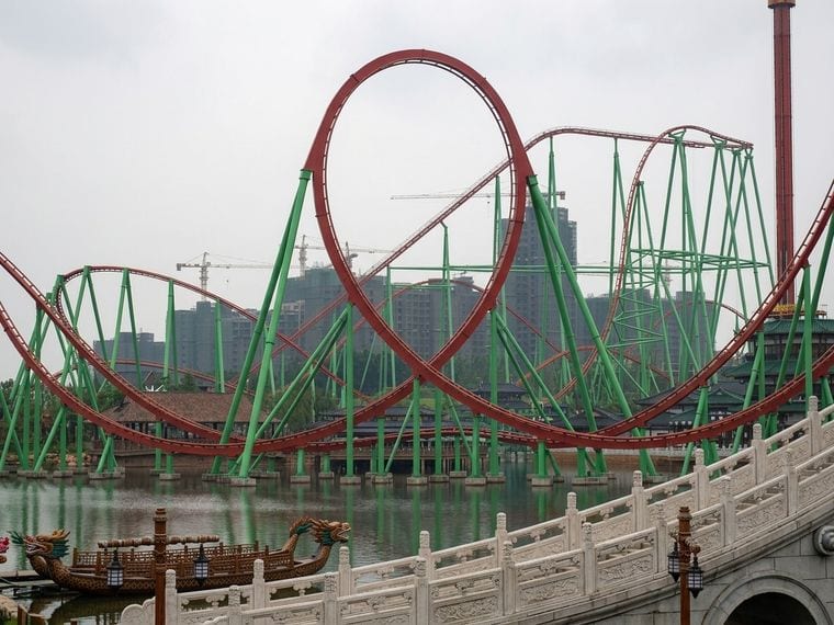 Coaster Through the Clouds