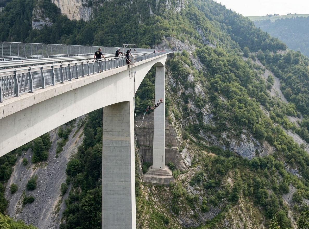 Valgadena Bridge Bungee, World