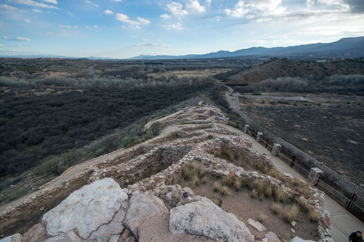 Tuzigoot Pueblo Has 110 Rooms on a Desert Ridge, Arizona