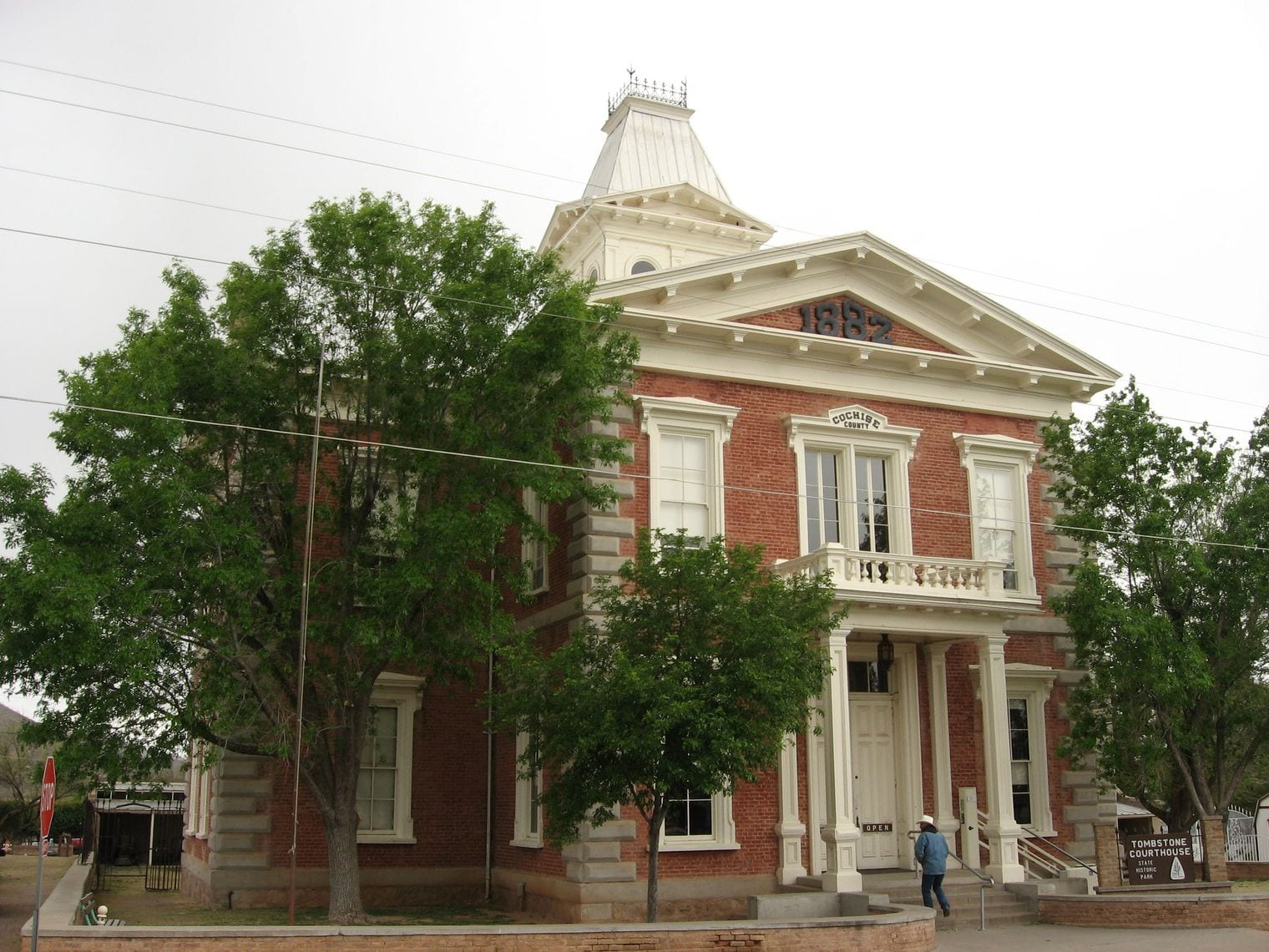 Tombstone Courthouse Went Up in Red Brick in 1882, Arizona