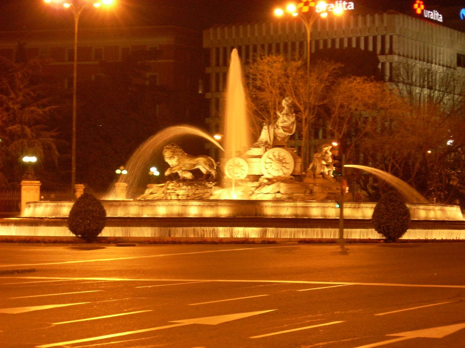 Cibeles Rides a Chariot Pulled by Two Lovers, Spain