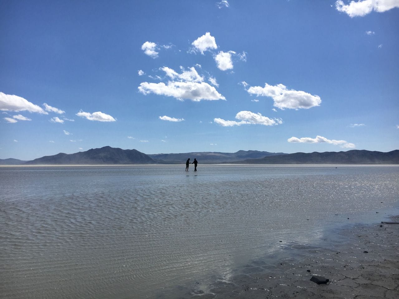 The Black Rock Playa Runs About 200 Square Miles, Nevada
