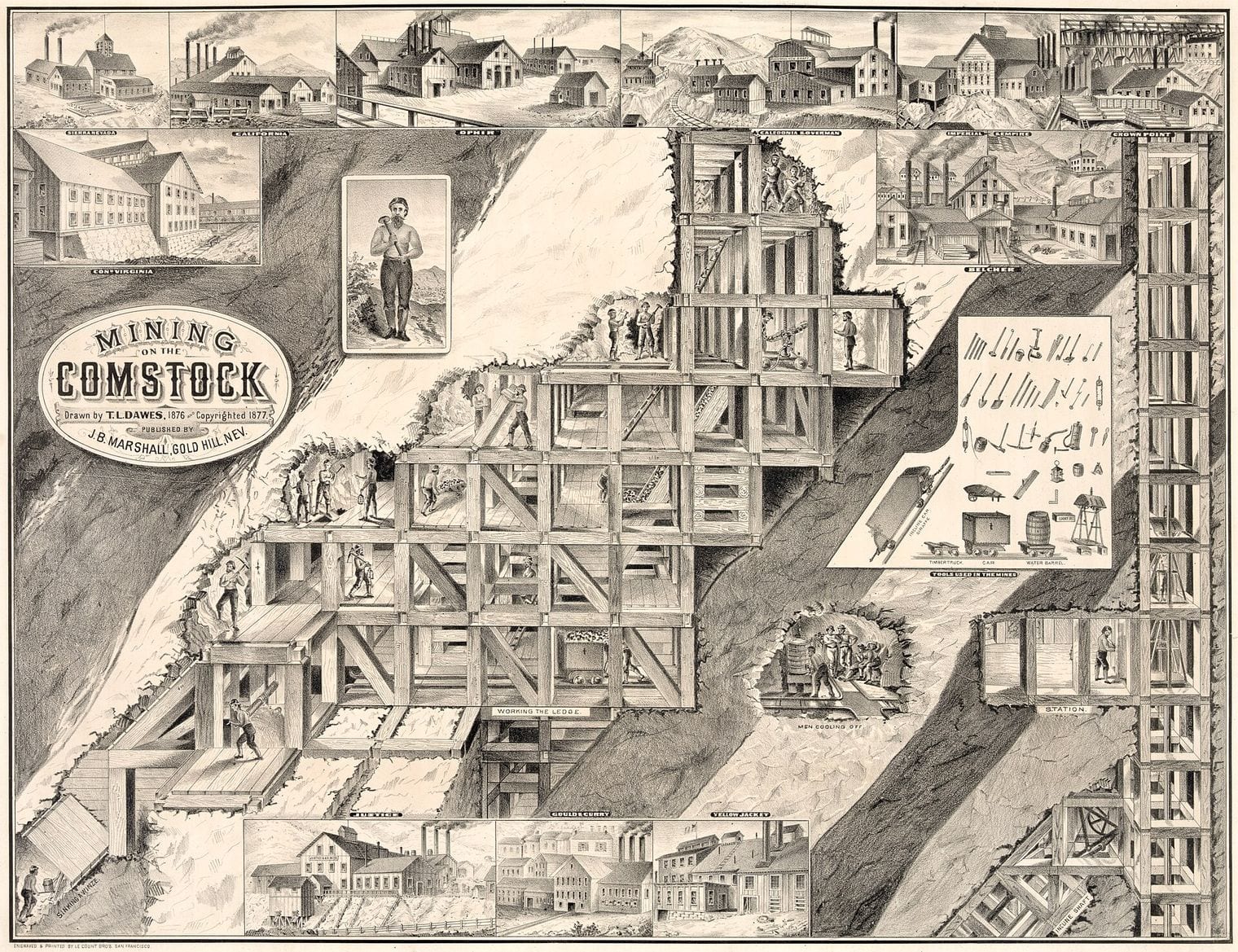 The Comstock Was the Biggest Silver Strike on Earth, Nevada