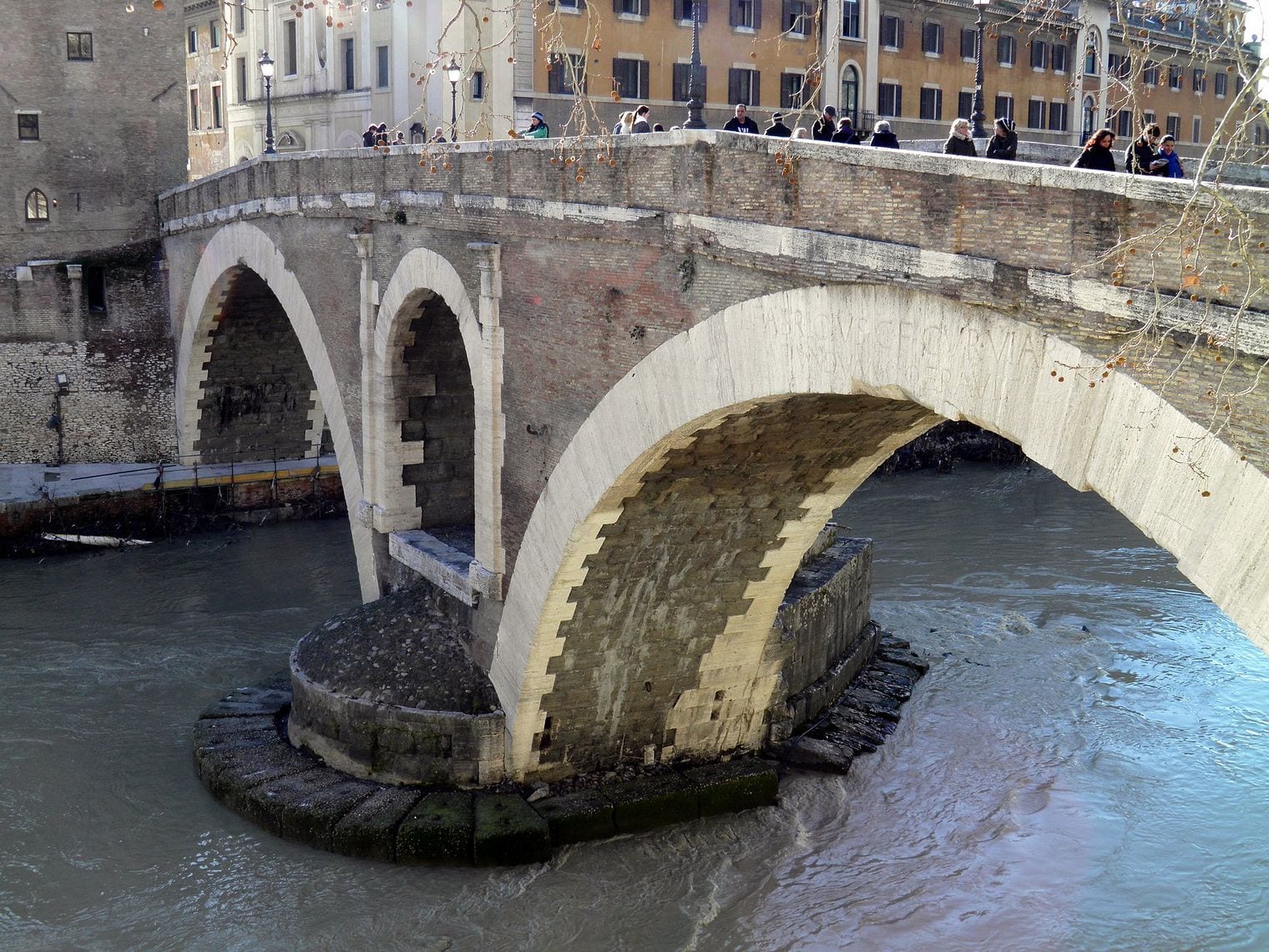 Rome's River Island Is Shaped Like a Ship, Italy