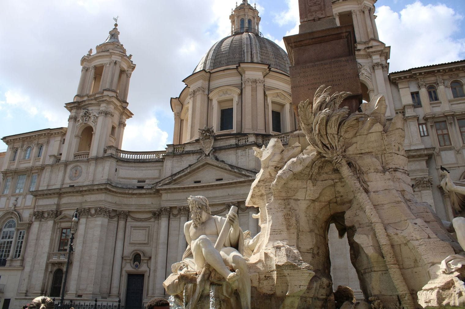 Piazza Navona Still Has the Shape of a Racetrack, Italy