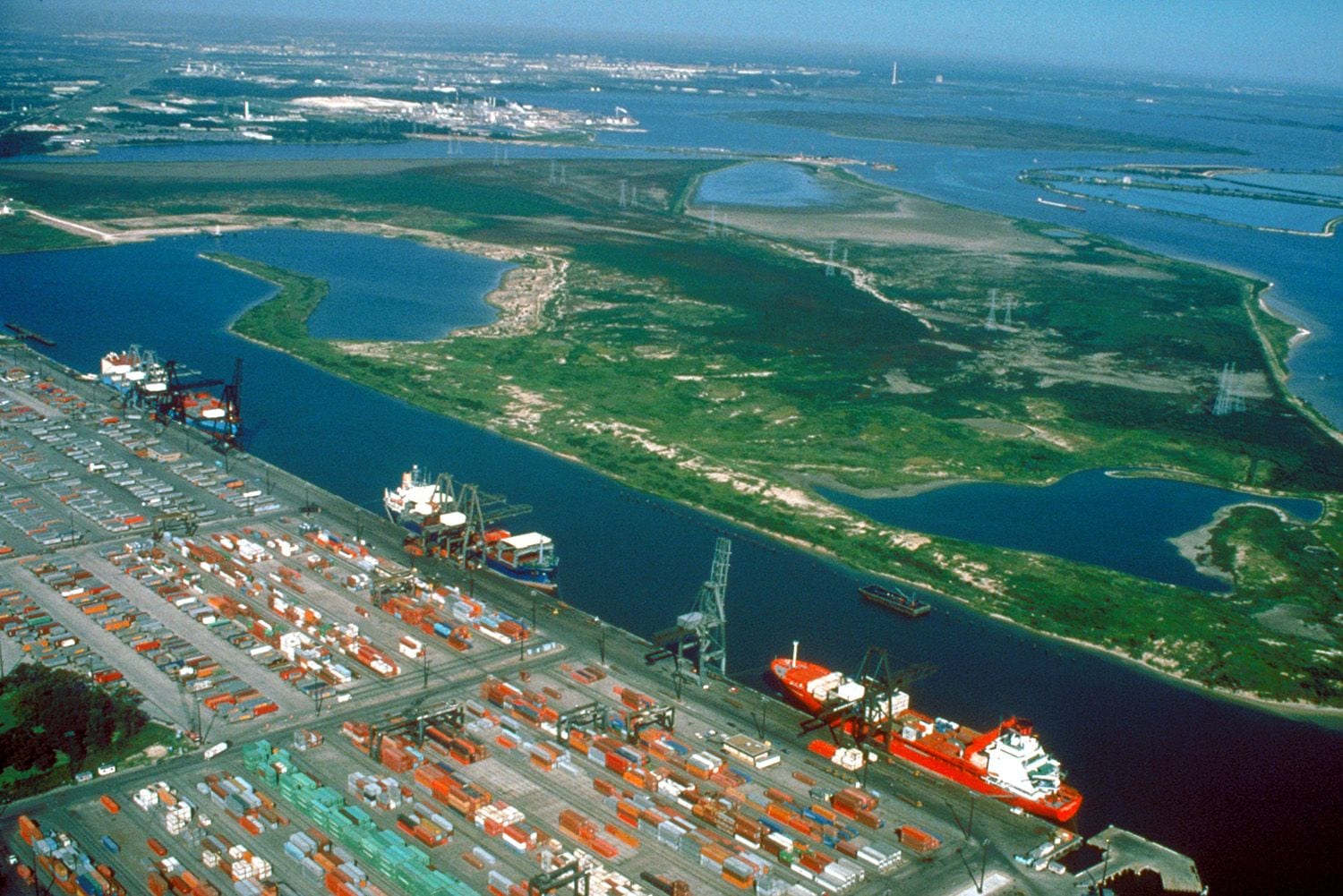 Houston Founded Its Port in 1842, 50 Miles Inland, Texas