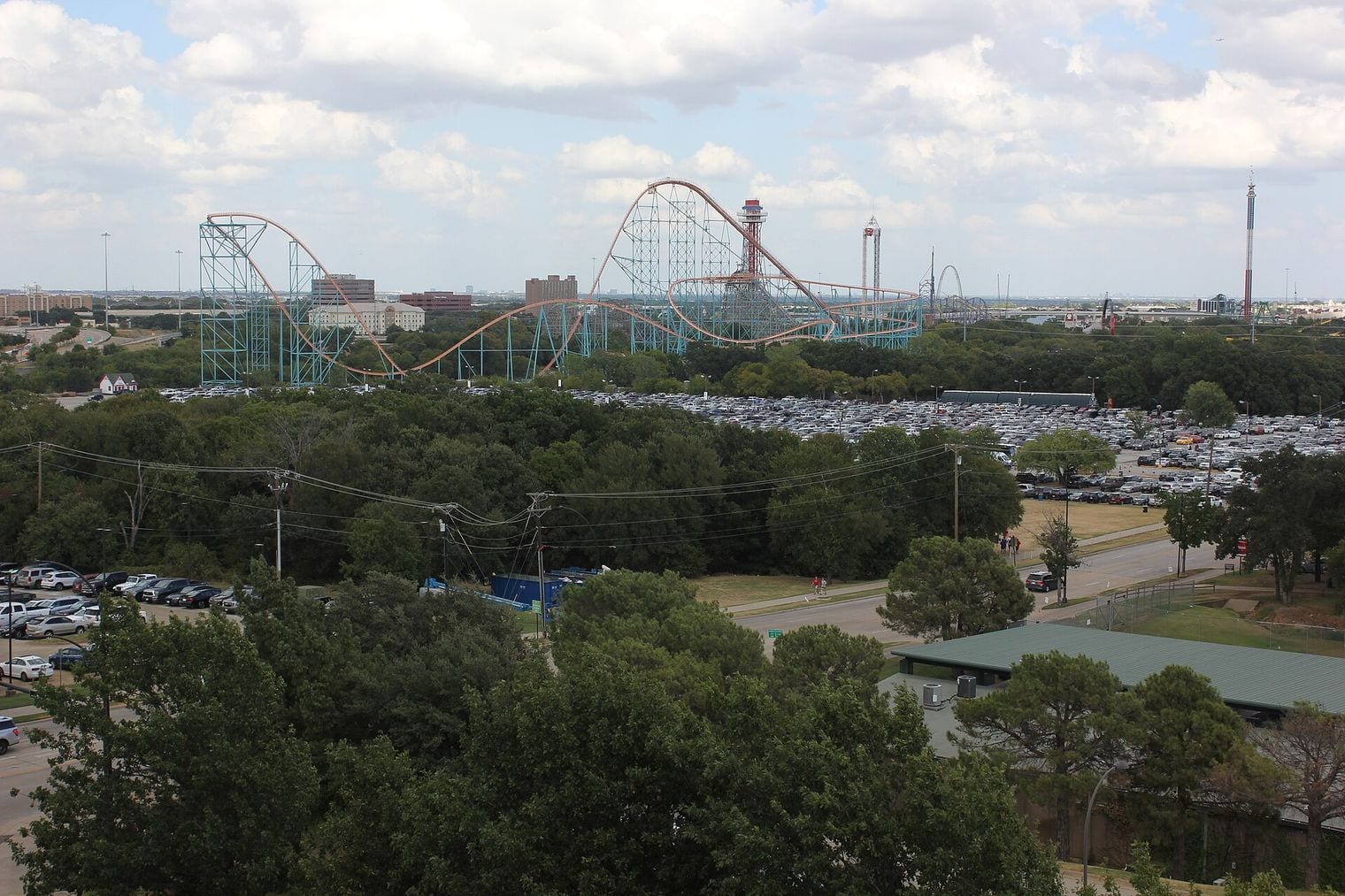 The First Six Flags Park Opened in Arlington in 1961, Texas