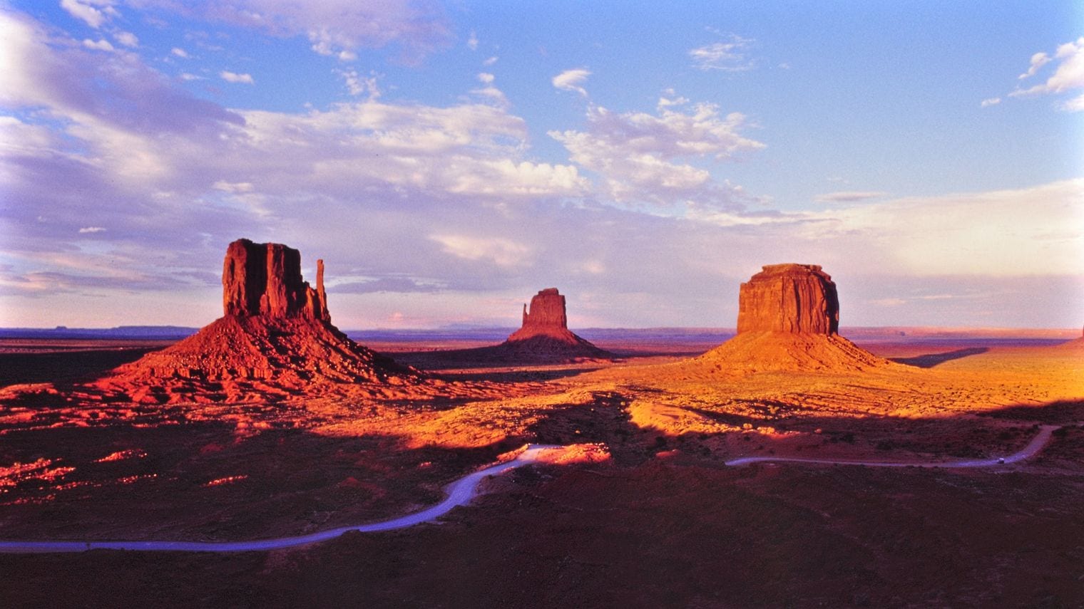 Monument Valley's Buttes Rise 1,000 Feet Off the Floor, Utah