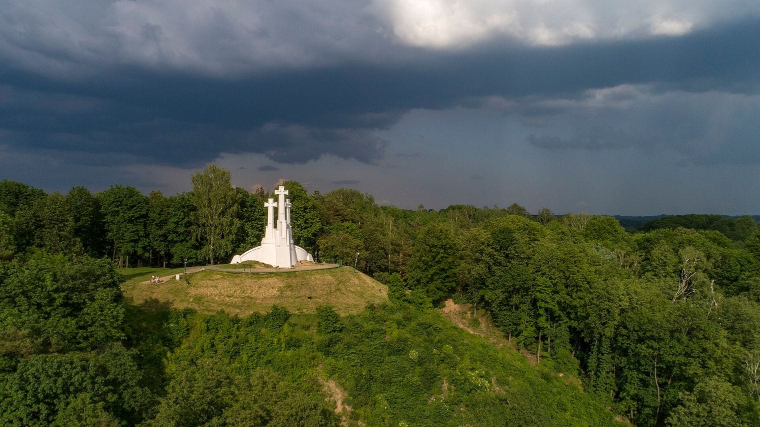 The Three Crosses Were Blown Up, Then Rebuilt, Lithuania