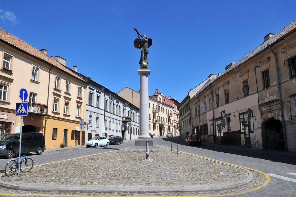 An Angel Watches Over Užupis, Lithuania