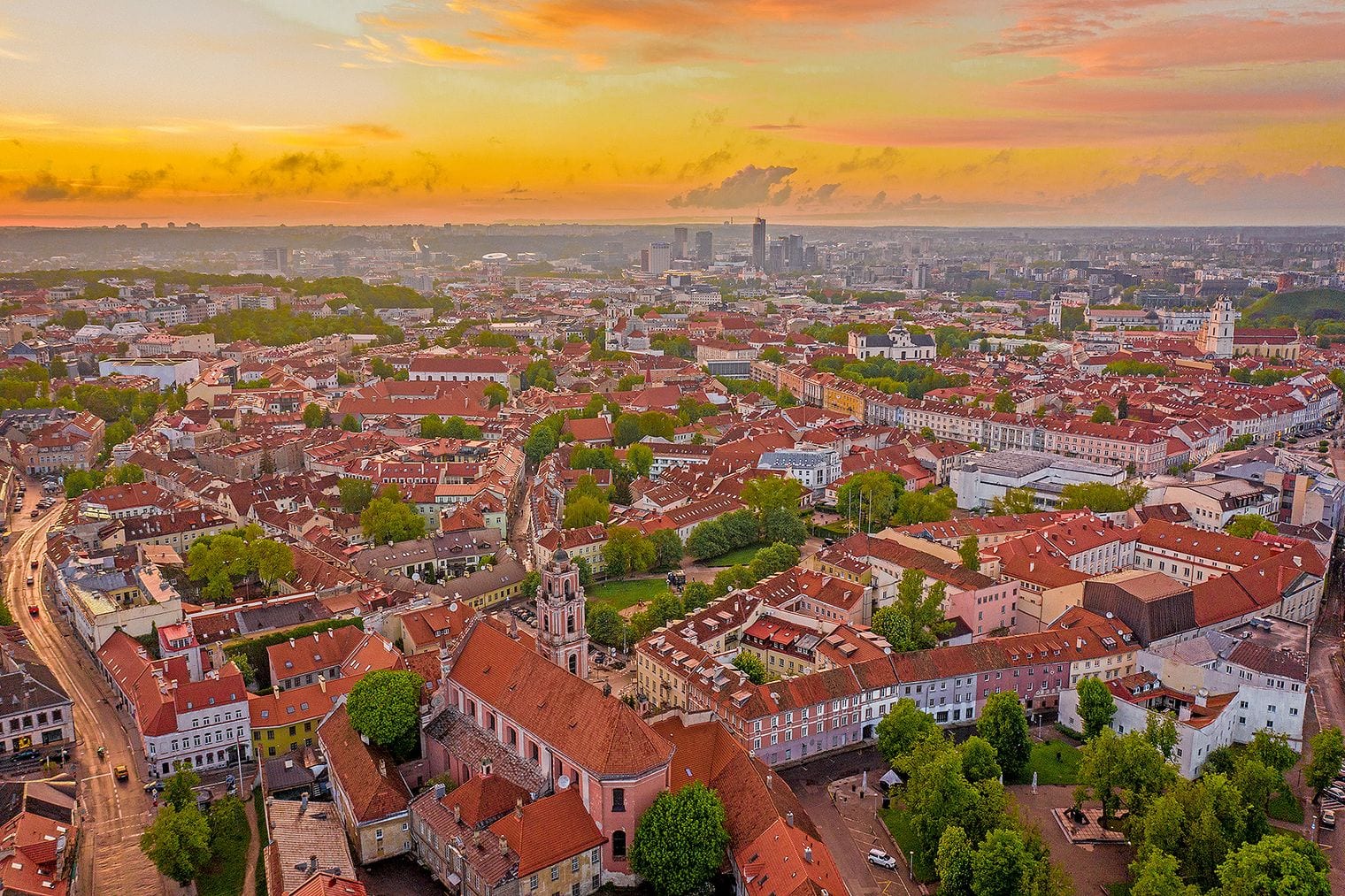 The Old Town Covers 3.59 Square Kilometres, Lithuania