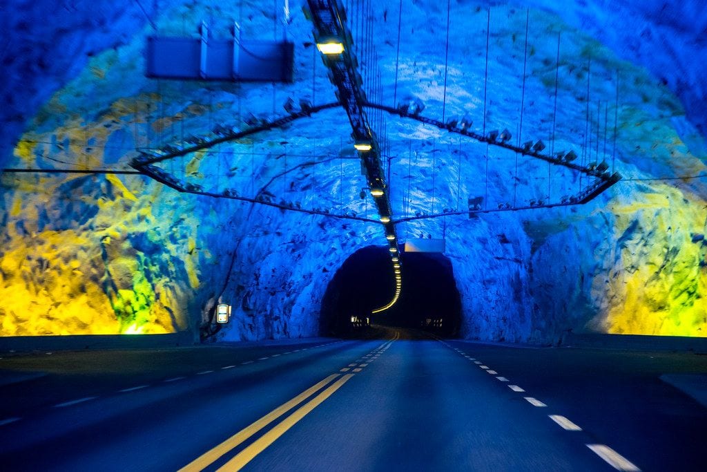 Lærdal Tunnel, World