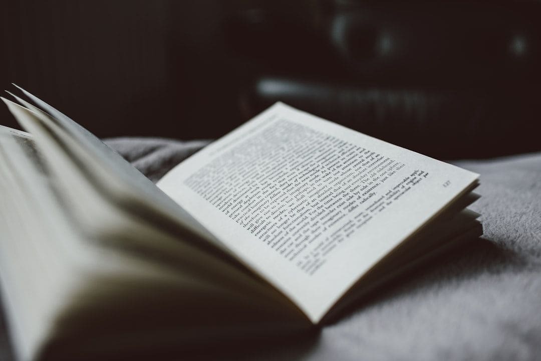 Open book pages