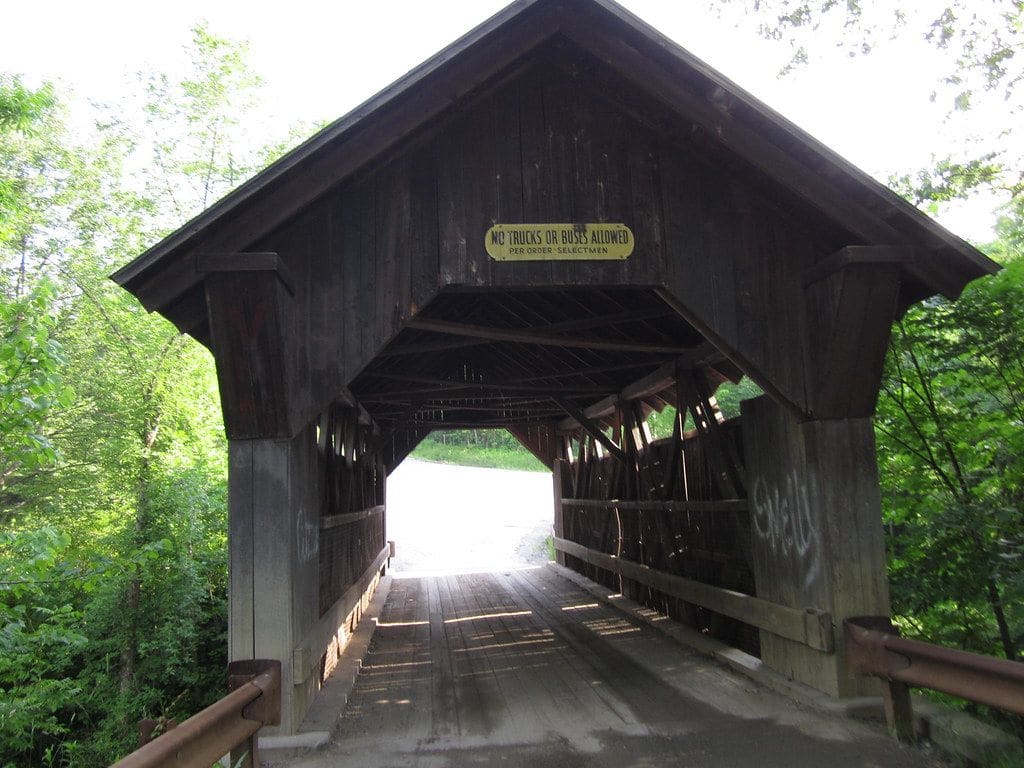 Gold Brook Covered Bridge, Stowe, Vermont