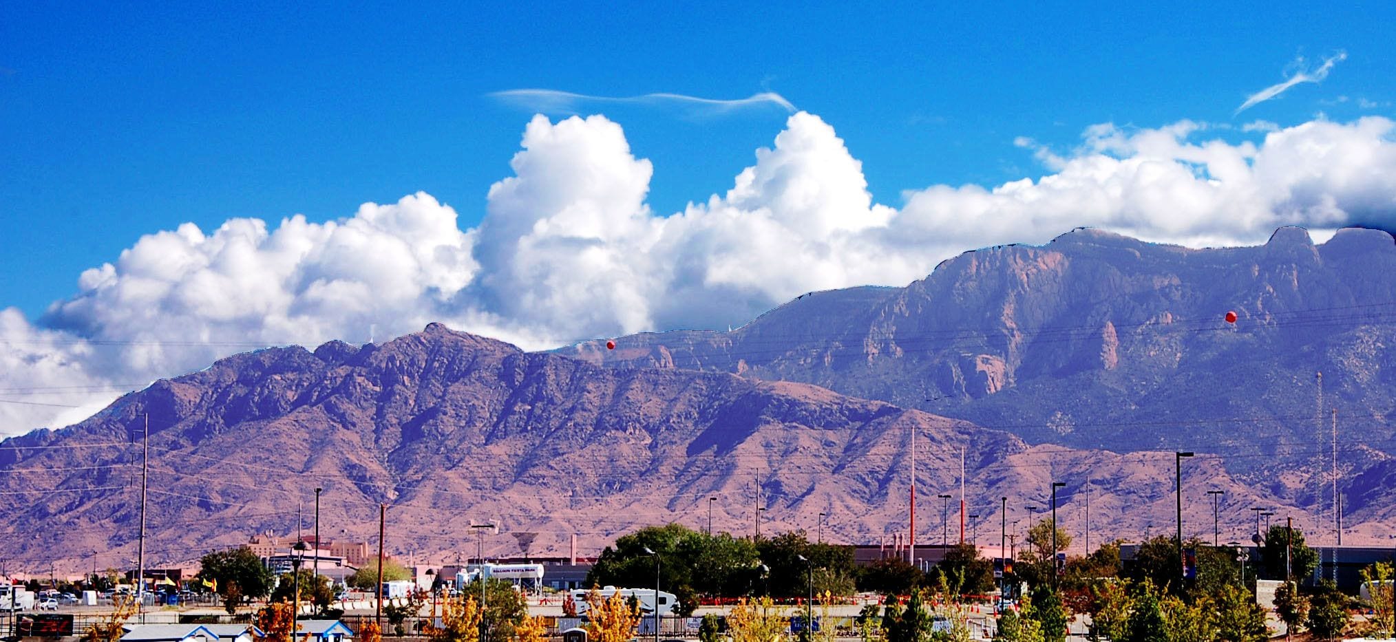 Scenic view of Albuquerque, New Mexico