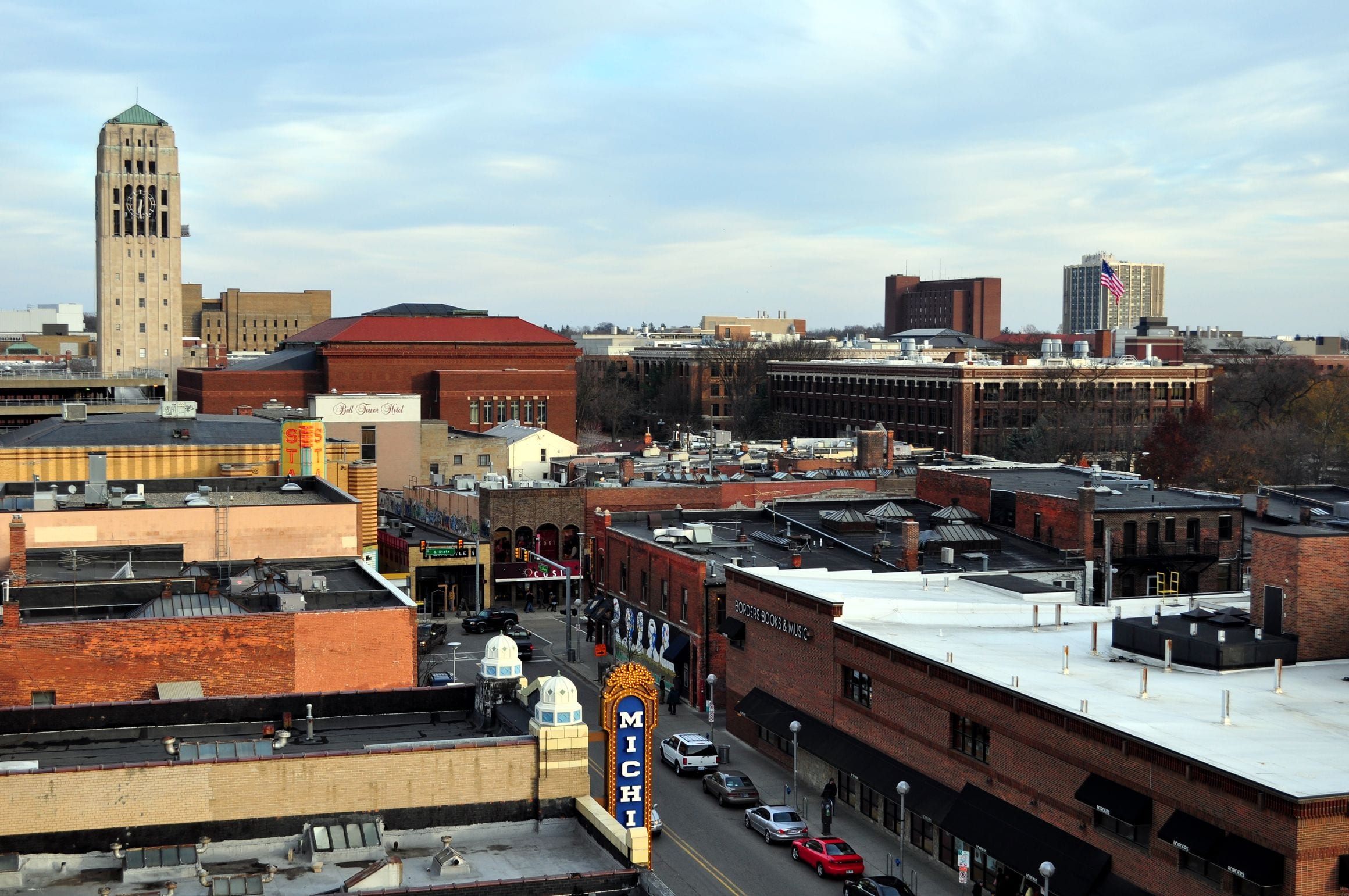 Scenic view of Ann Arbor, Michigan