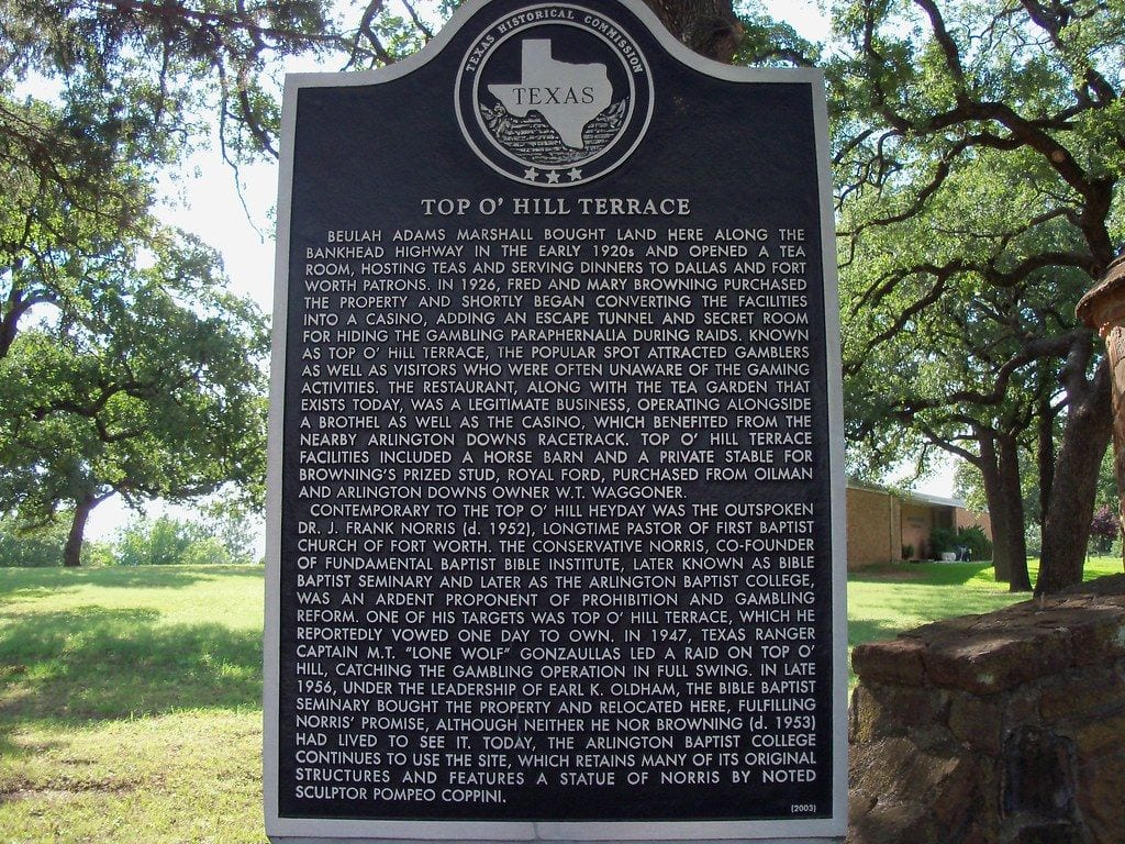 Top O’ Hill Terrace, Arlington, Texas