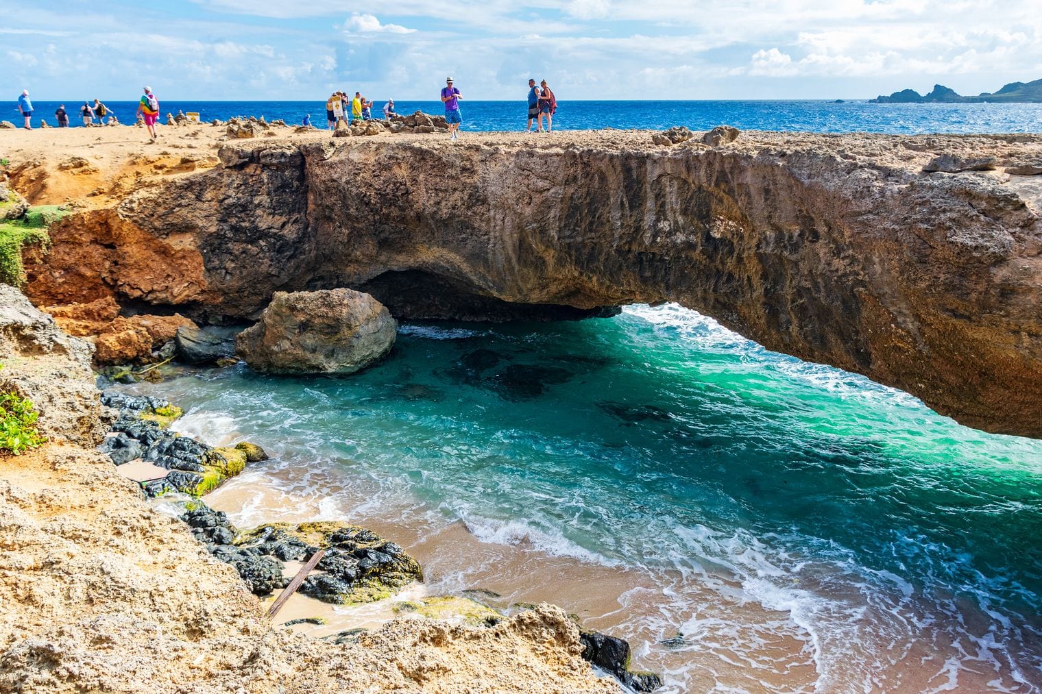 Natural Bridge & Baby Bridge, Aruba