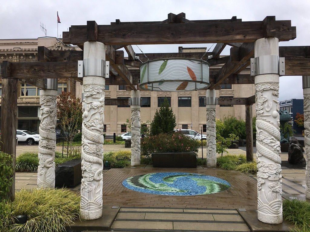 Garden of Surging Waves in Astoria Oregon