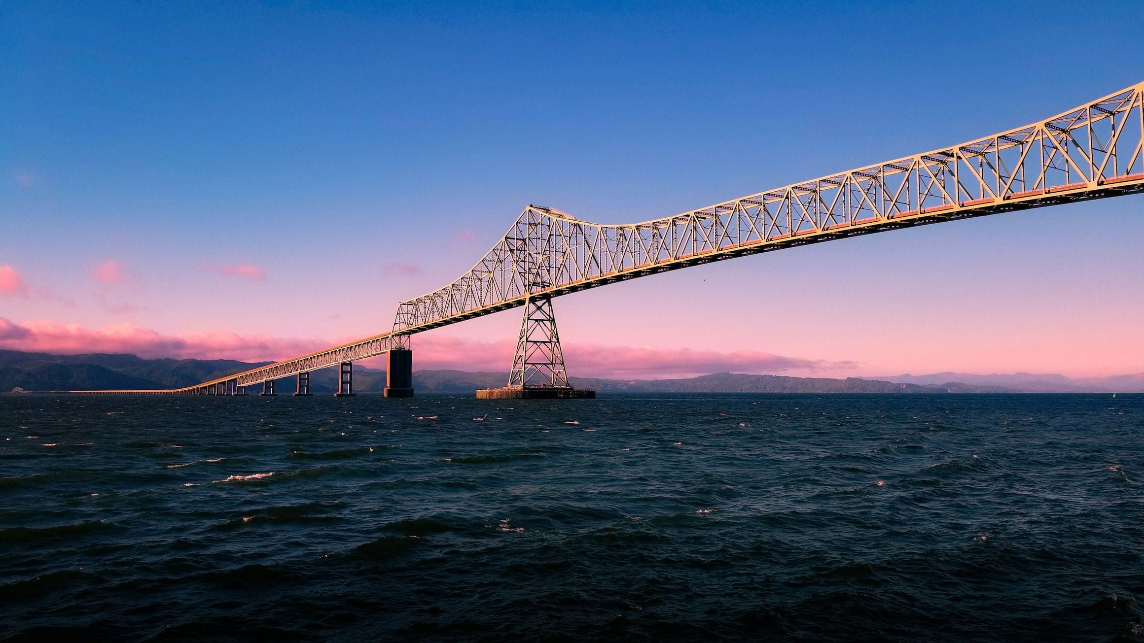 Scenic view of Astoria, Oregon