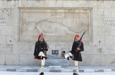 Syntagma Square and the Changing of the Guard
