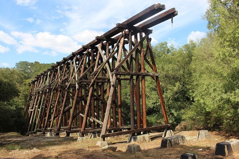 R.E.M. Murmur Railroad Trestle