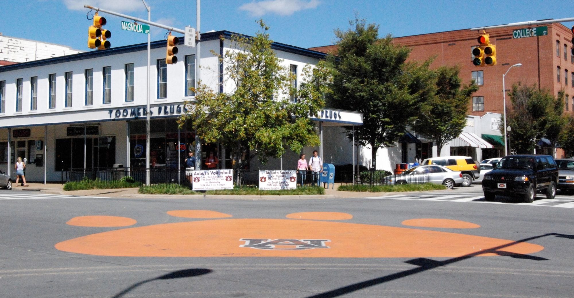 Scenic view of Auburn, Alabama