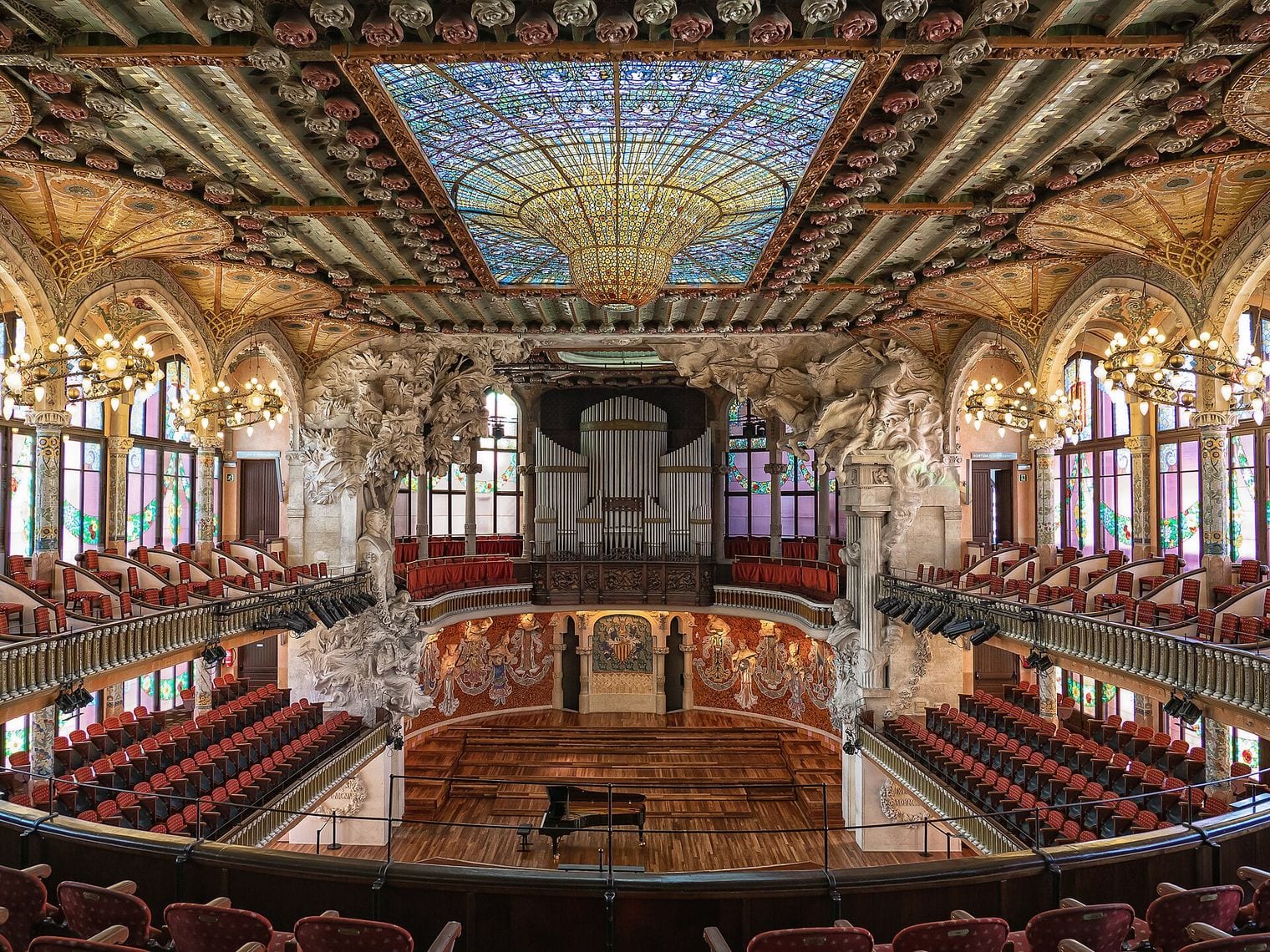 Palau de la Música Catalana, Spain