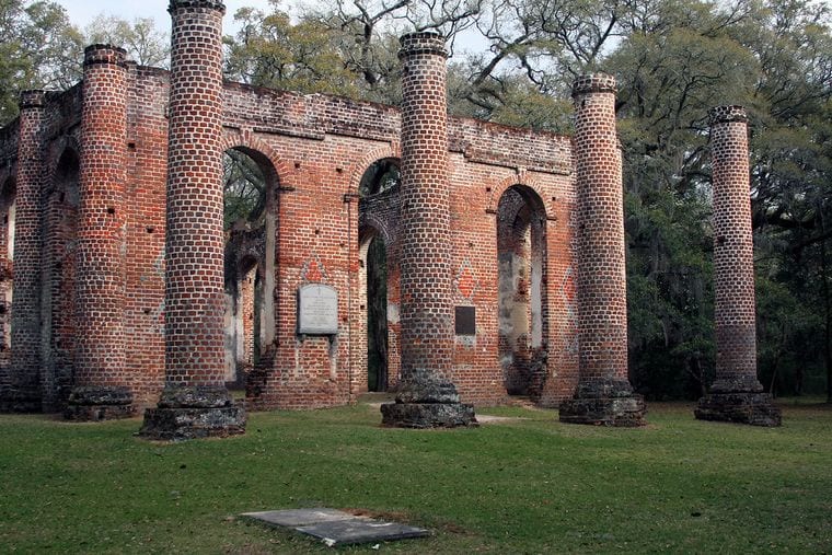 Old Sheldon Church Ruins