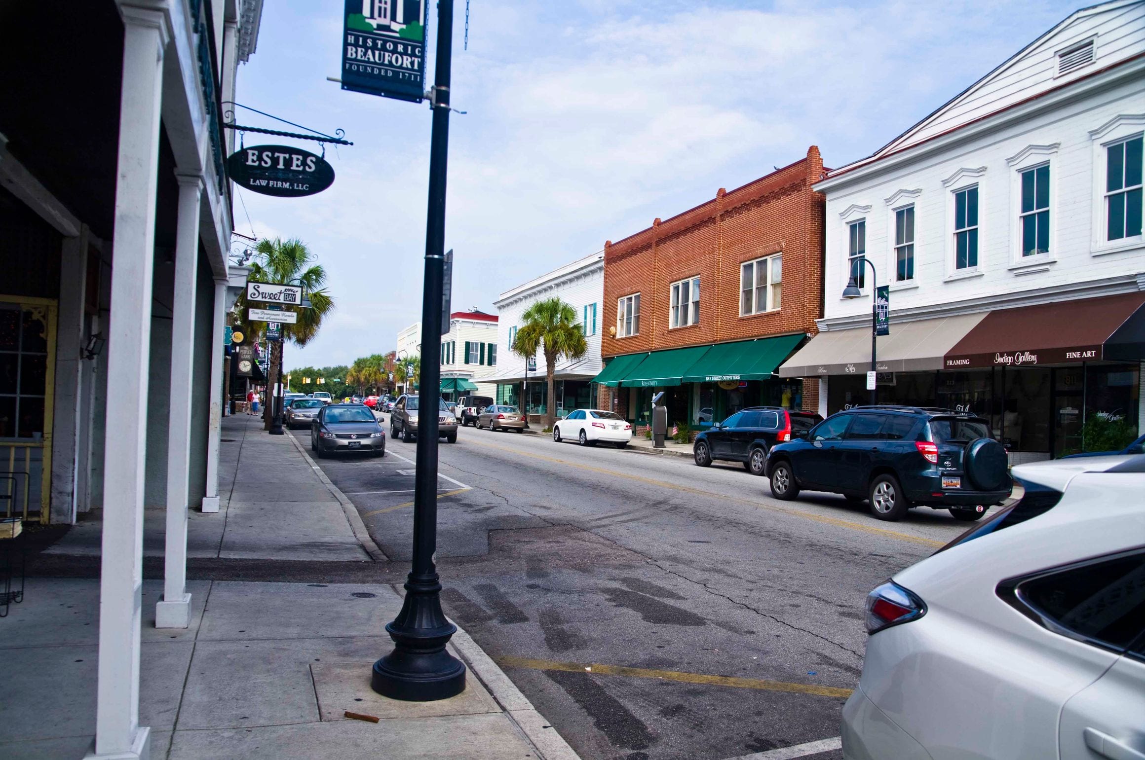 Scenic view of Beaufort, South Carolina