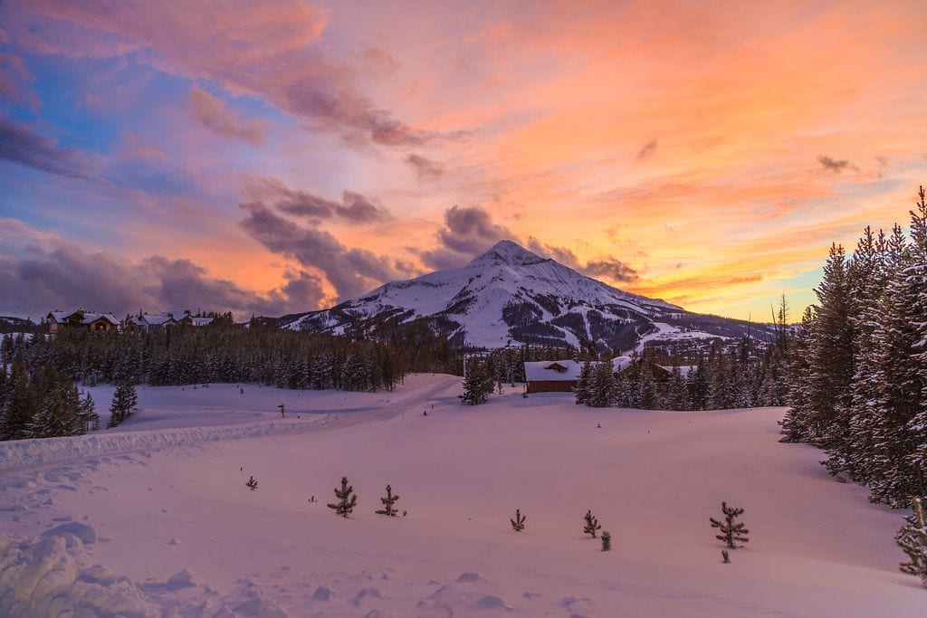 Lone Mountain, Bozeman, Montana