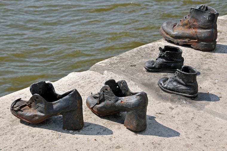 Shoes on the Danube Bank