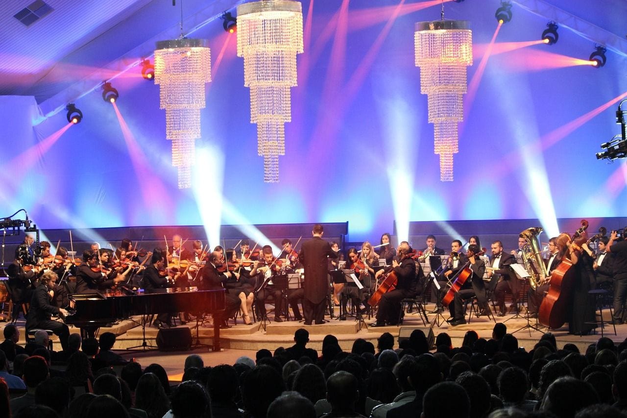 Washington Park Bandshell Stage, Casper, Wyoming