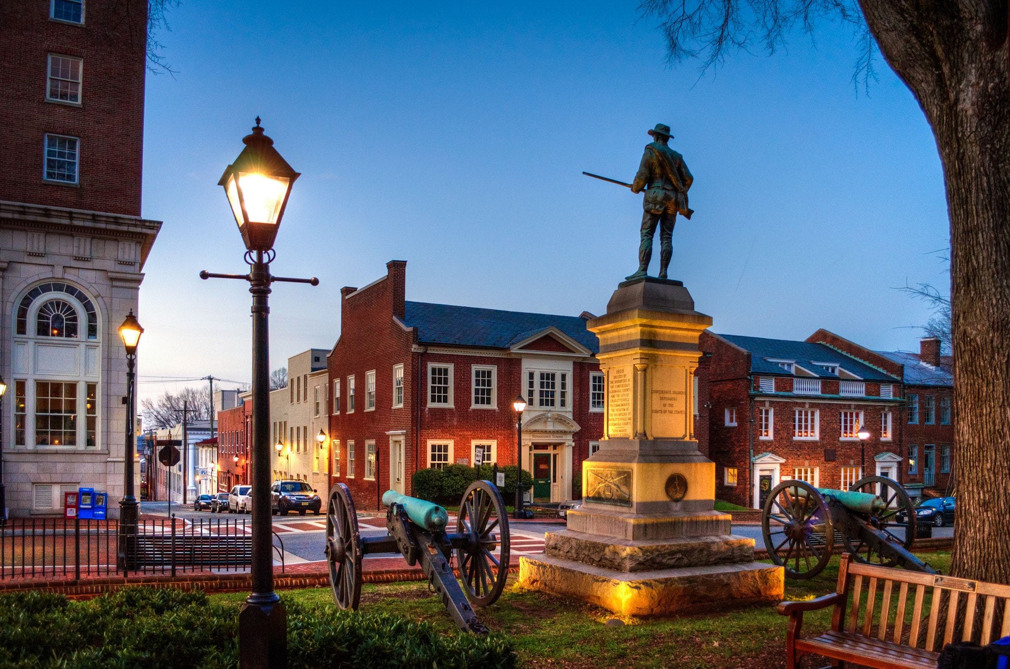 Scenic view of Charlottesville, Virginia