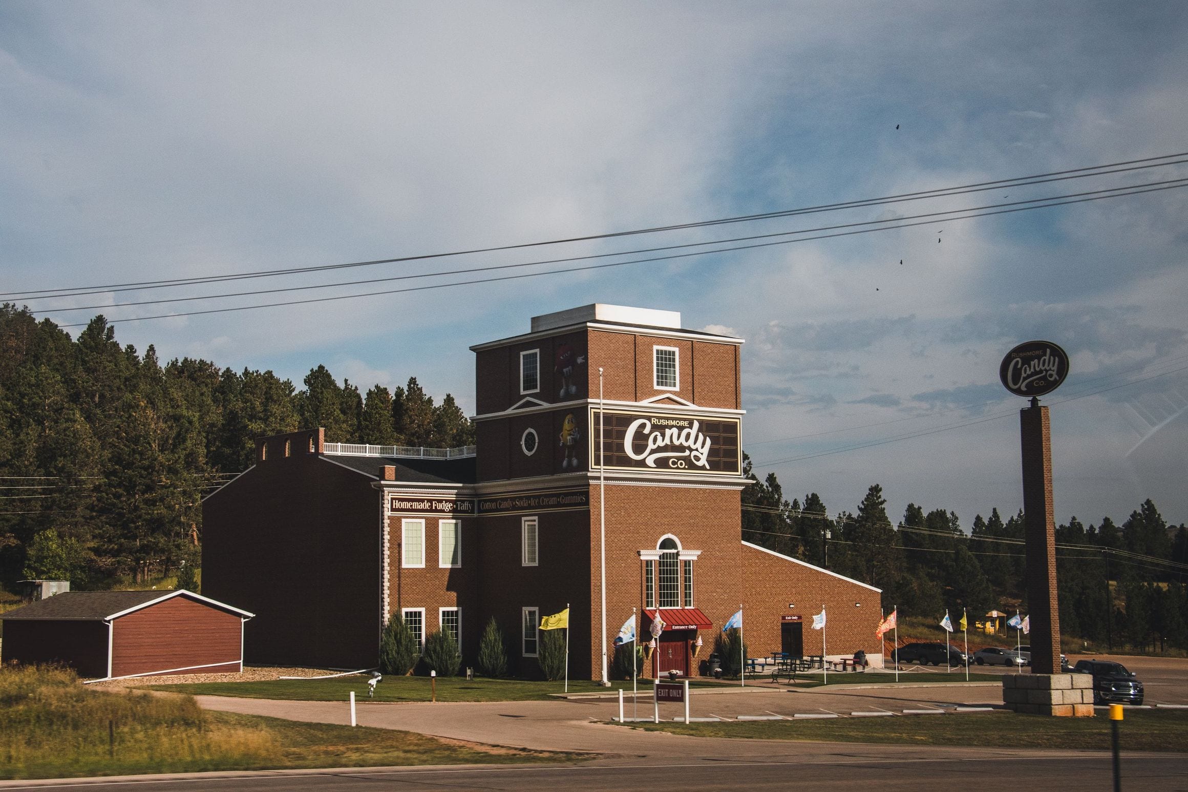 Scenic view of Deadwood, South Dakota