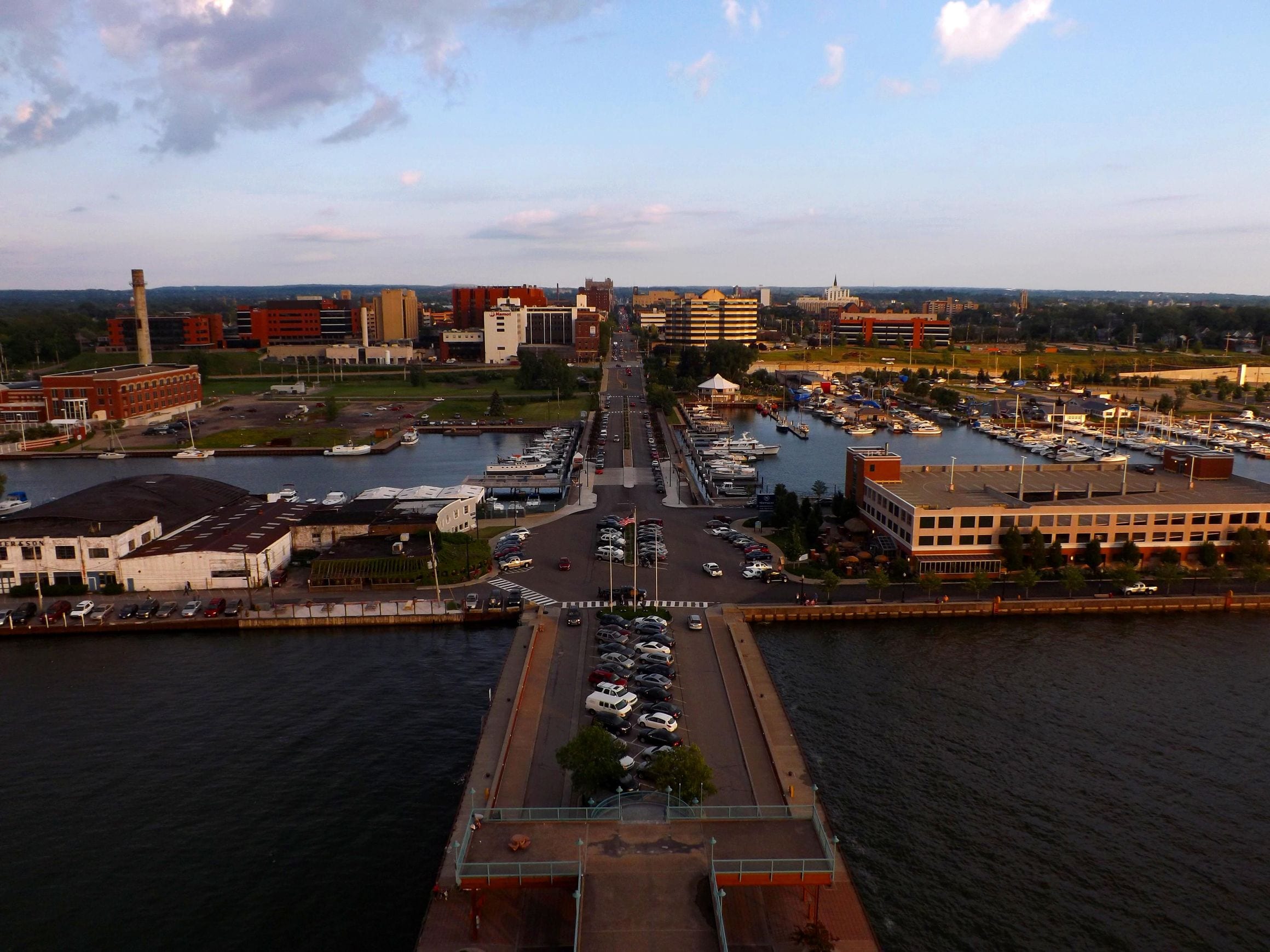 Scenic view of Erie, Pennsylvania