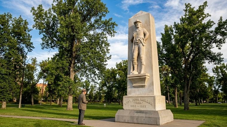 Captain John Mullan Trail Statue