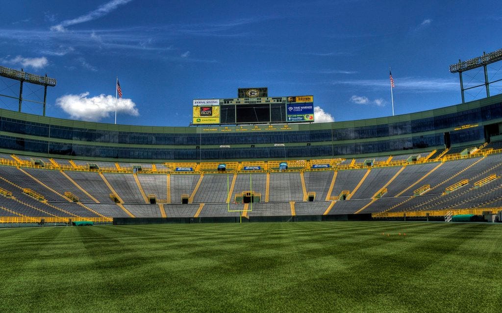 Lambeau Field in Green Bay