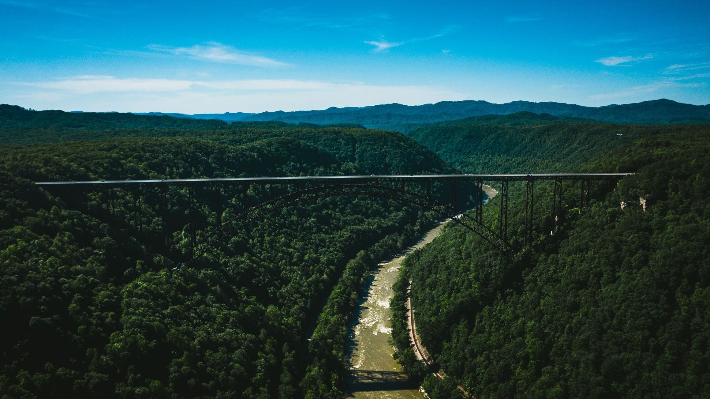 Scenic view of Huntington, West Virginia