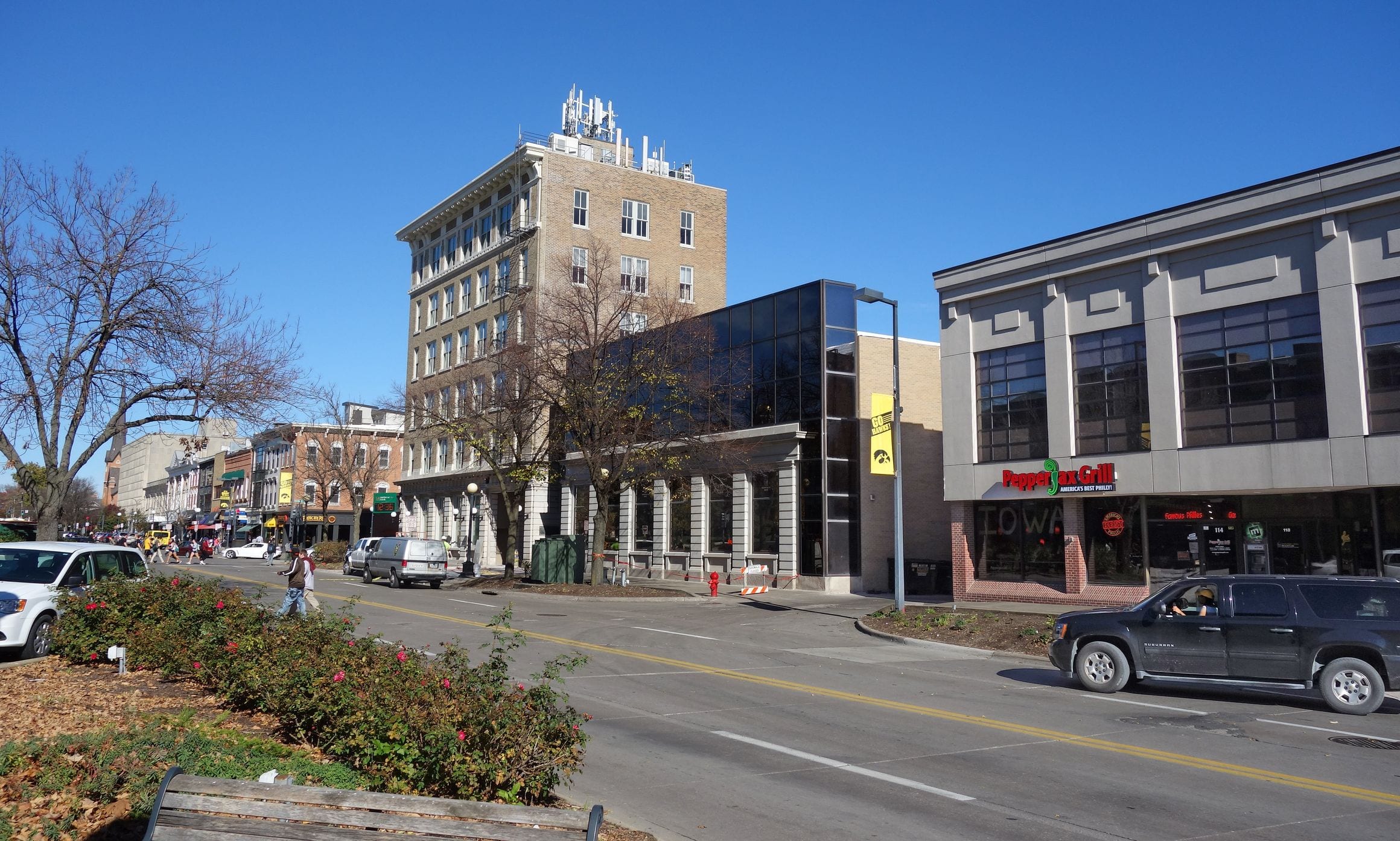 Scenic view of Iowa City, Iowa