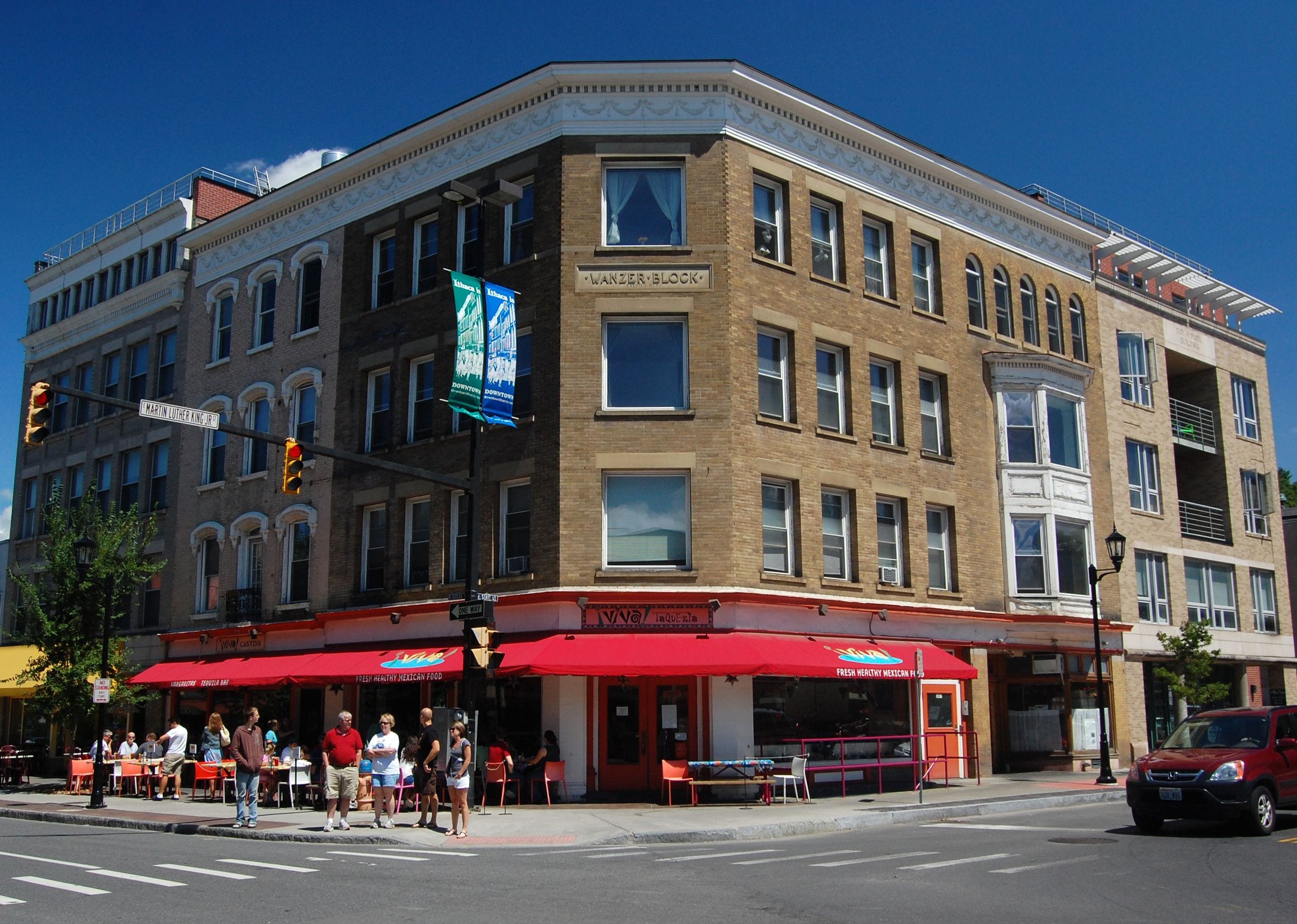 Scenic view of Ithaca, New York
