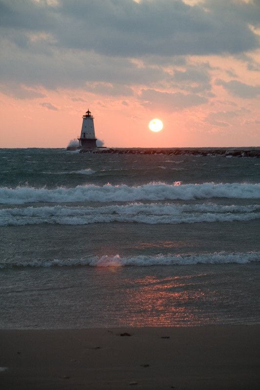 Ludington North Breakwater Light