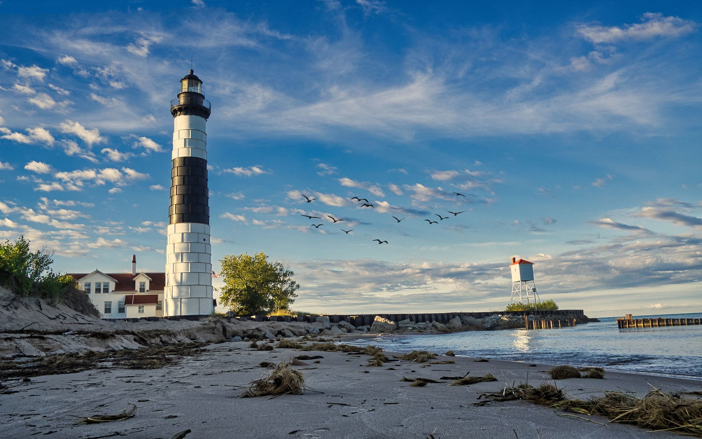 Scenic view of Ludington, Michigan