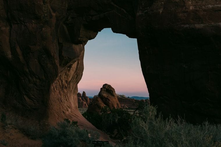 Sunset at The Windows Section, Arches