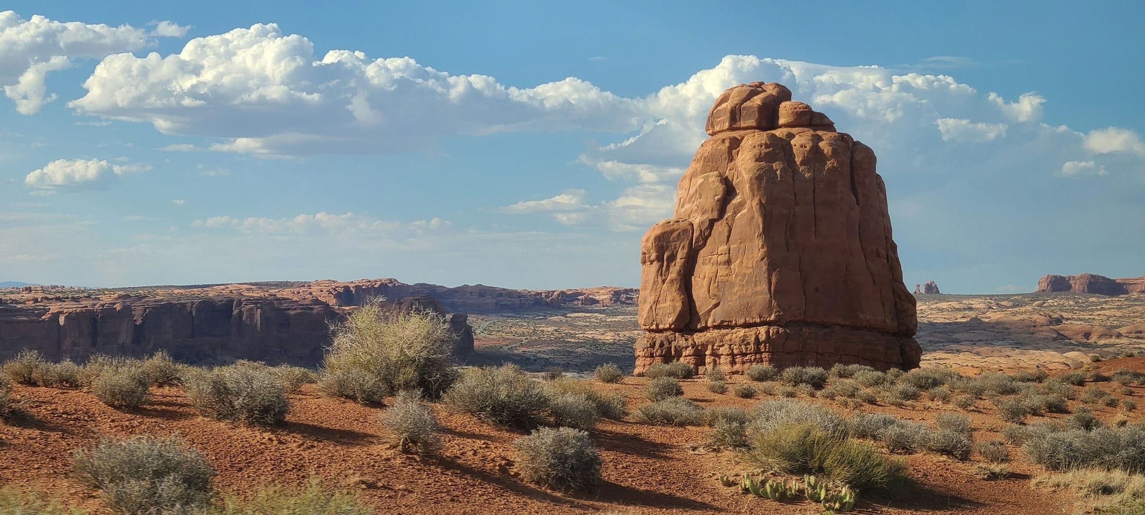 Red-rock desert landscape near Moab, Utah