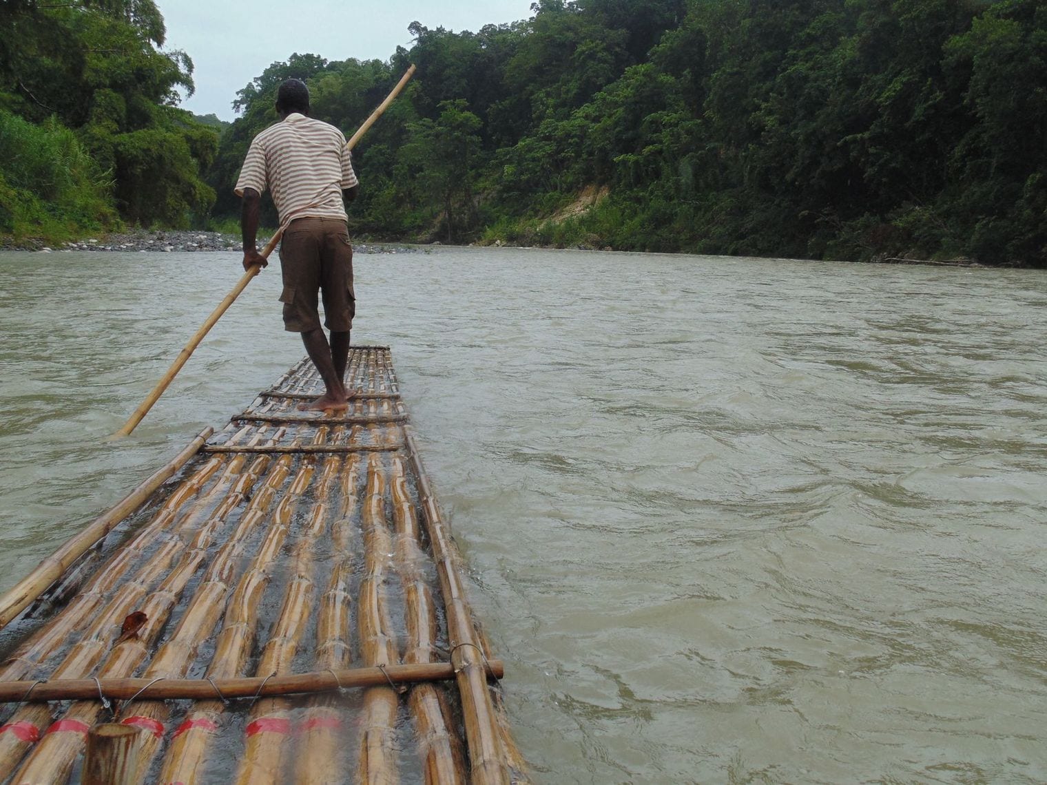 Great River Bamboo Rafting at Lethe, Jamaica
