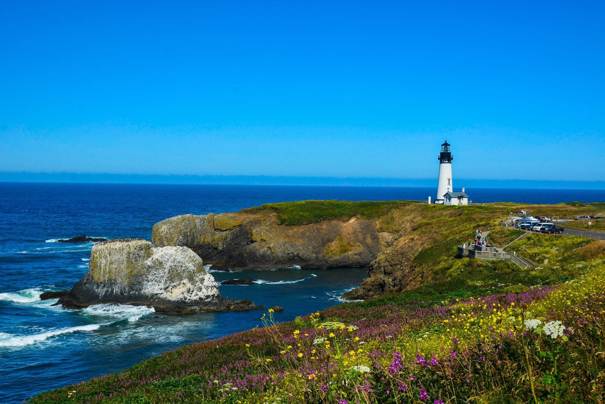 Scenic view of Newport, Oregon
