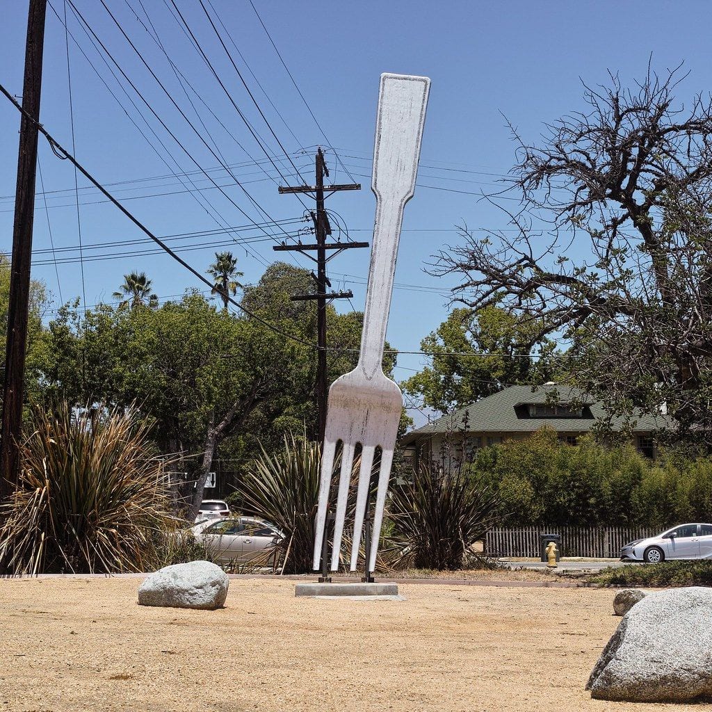 Fork in the Road, Pasadena, California